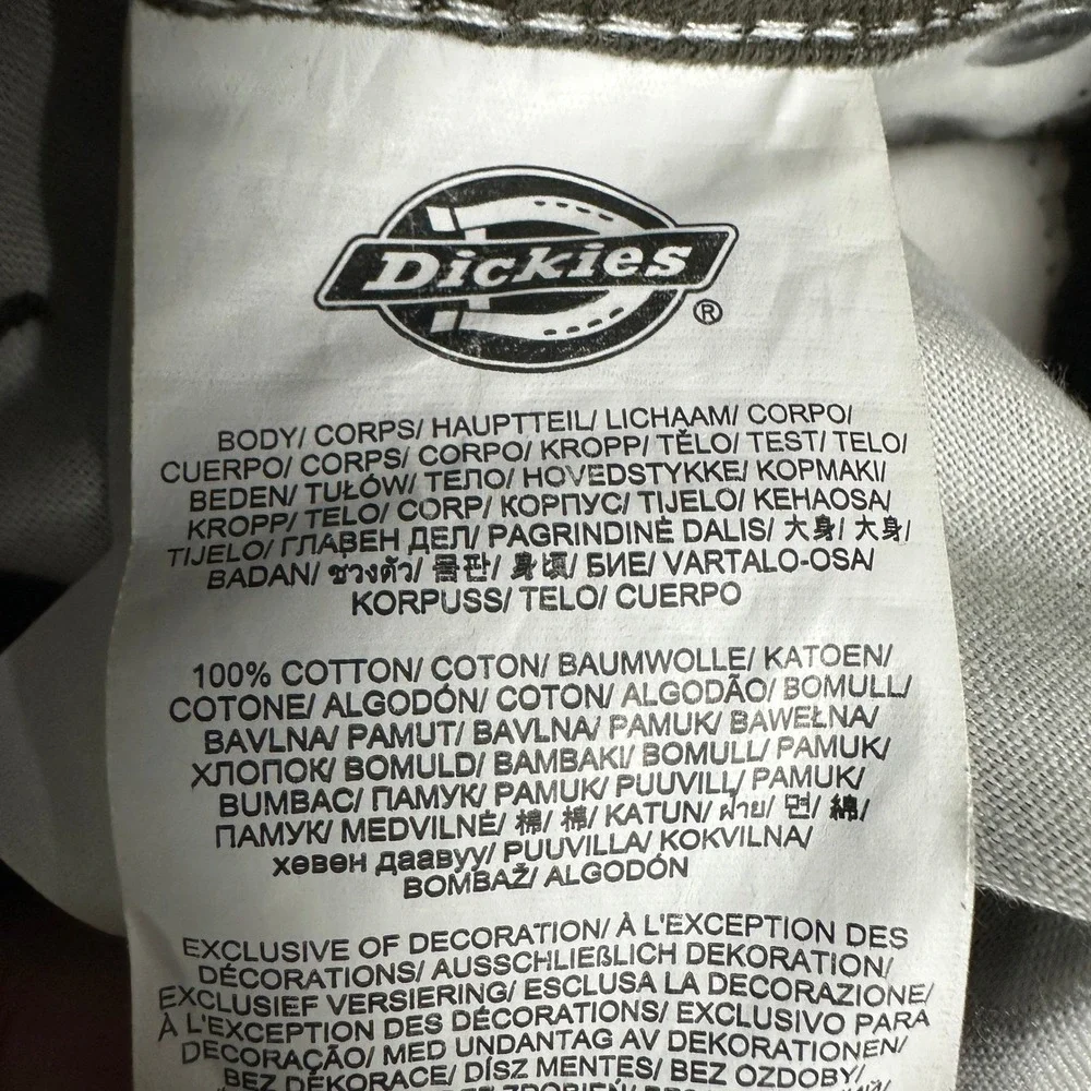 Dickies Carpenter Jeans Men 32X30 Brown Canvas Utility Workwear Straight Outdoor